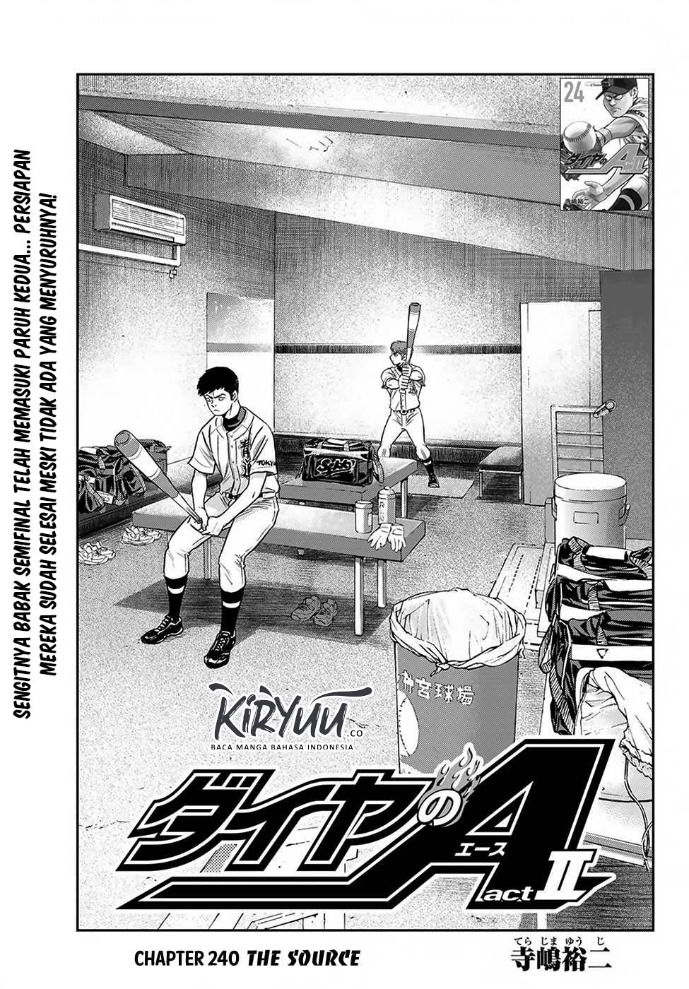Diamond no Ace Act 2 — Chapter 240, halaman 3