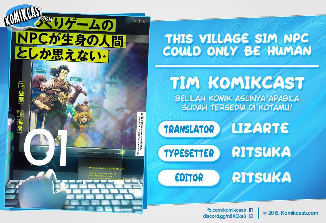 This Village Sim NPC Could Only Be Human — Chapter 11.2, halaman 1