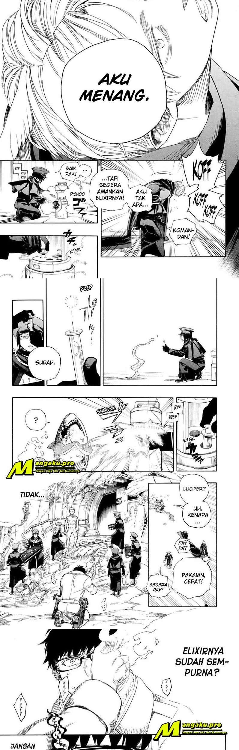 Ao no Exorcist — Chapter 129.2, halaman 3