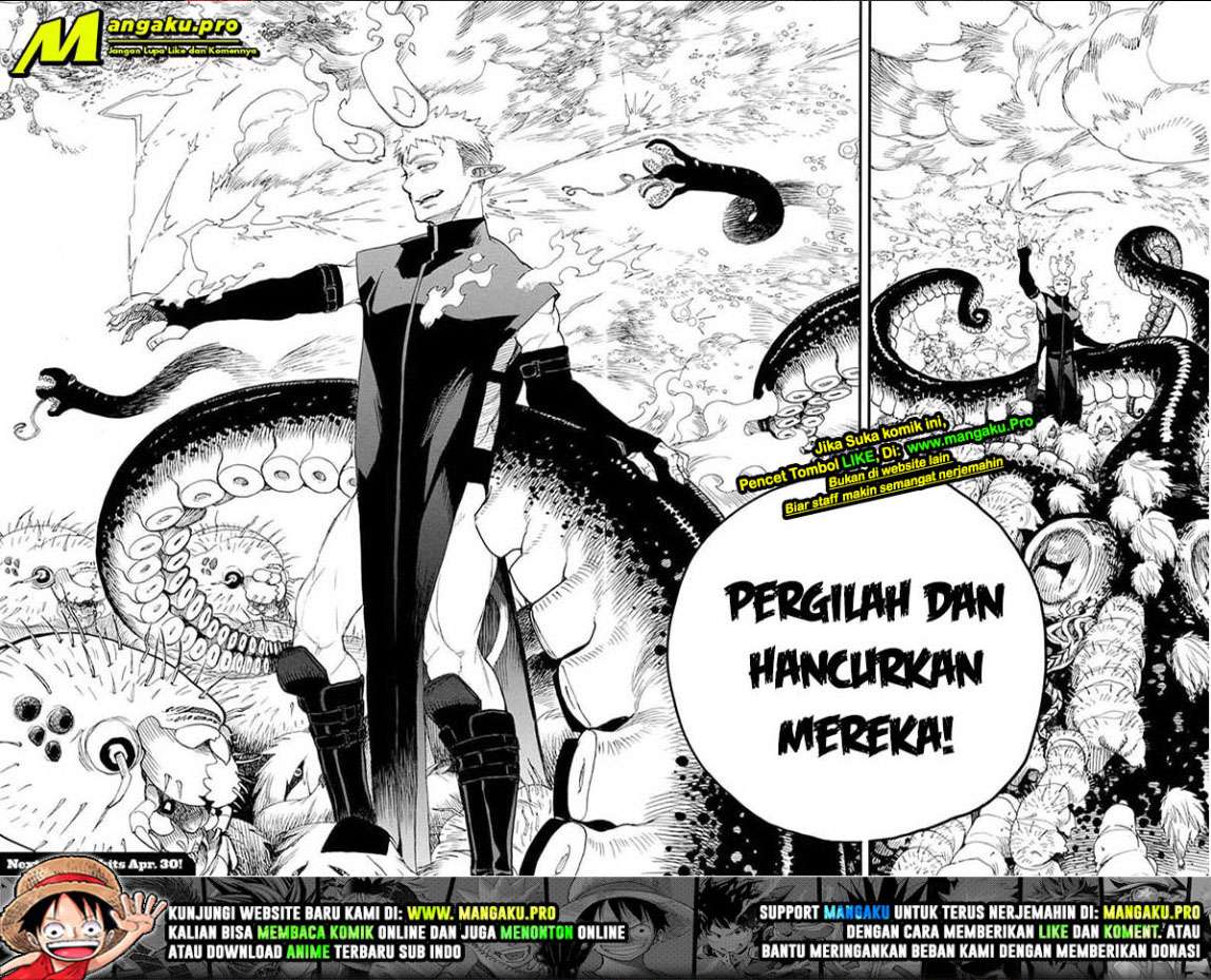 Ao no Exorcist — Chapter 129.2, halaman 11