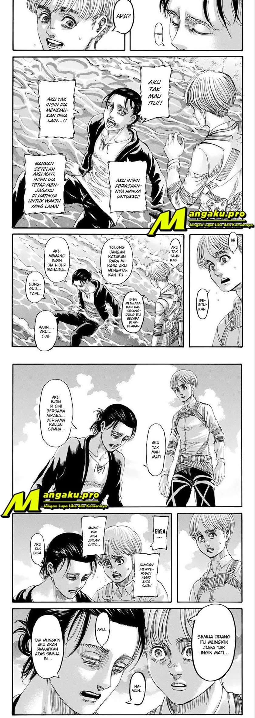 Shingeki no Kyojin — Chapter 139.1, halaman 8