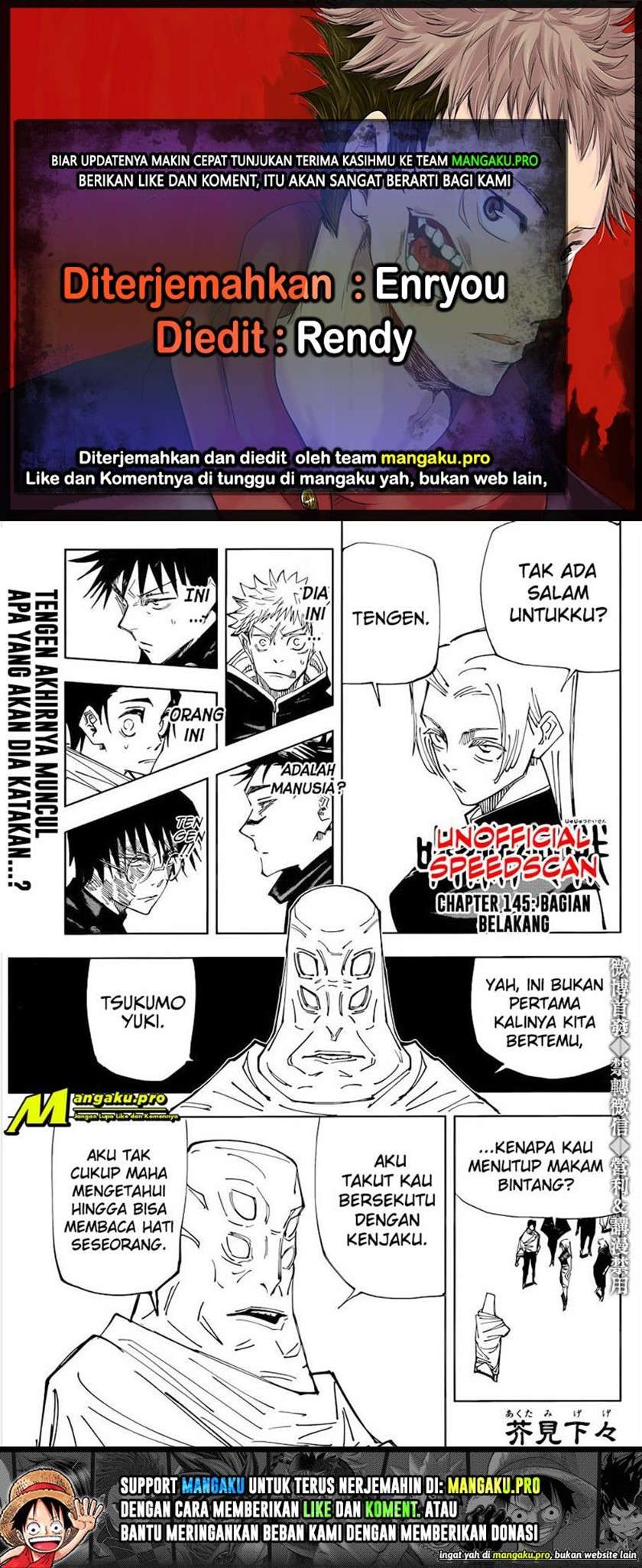 Jujutsu Kaisen — Chapter 145, halaman 1