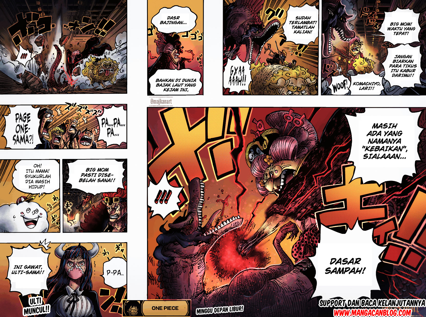 One Piece — Chapter 1011, halaman 18