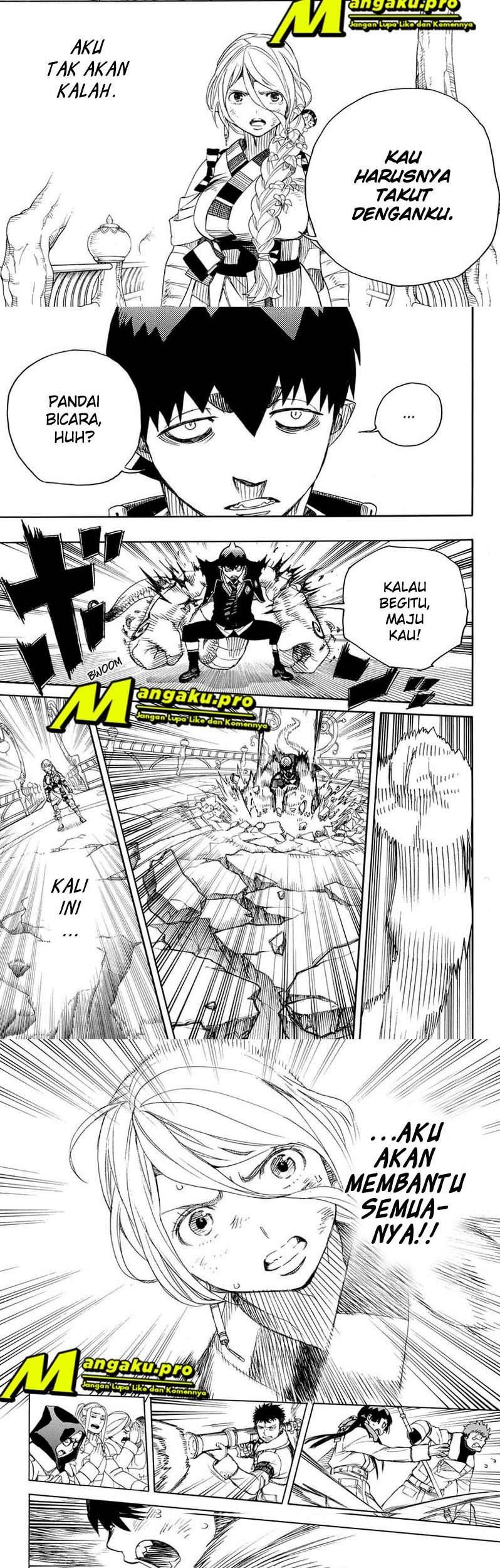 Ao no Exorcist — Chapter 130.1, halaman 7