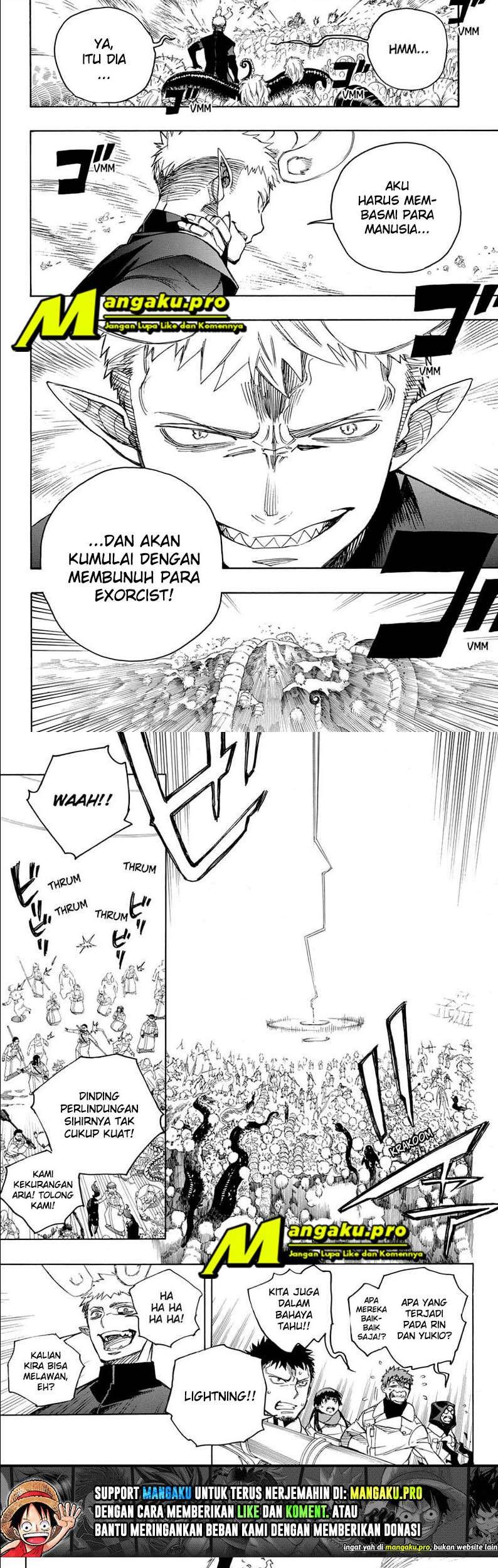Ao no Exorcist — Chapter 130.1, halaman 10