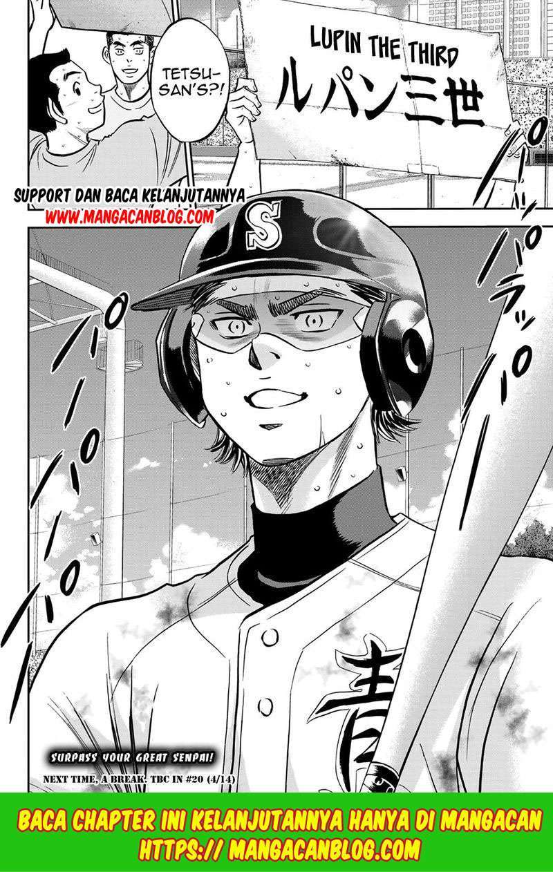Diamond no Ace Act 2 — Chapter 248, halaman 19