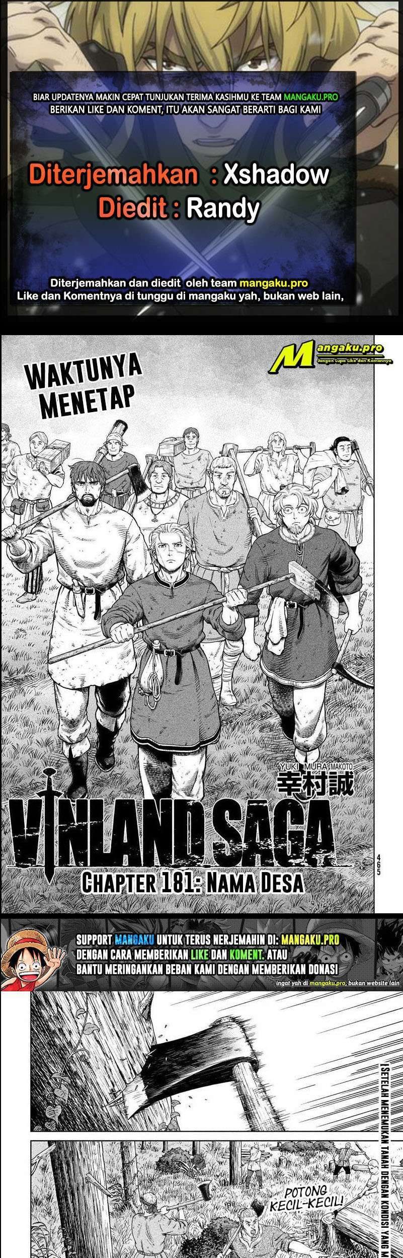 Vinland Saga — Chapter 181, halaman 1