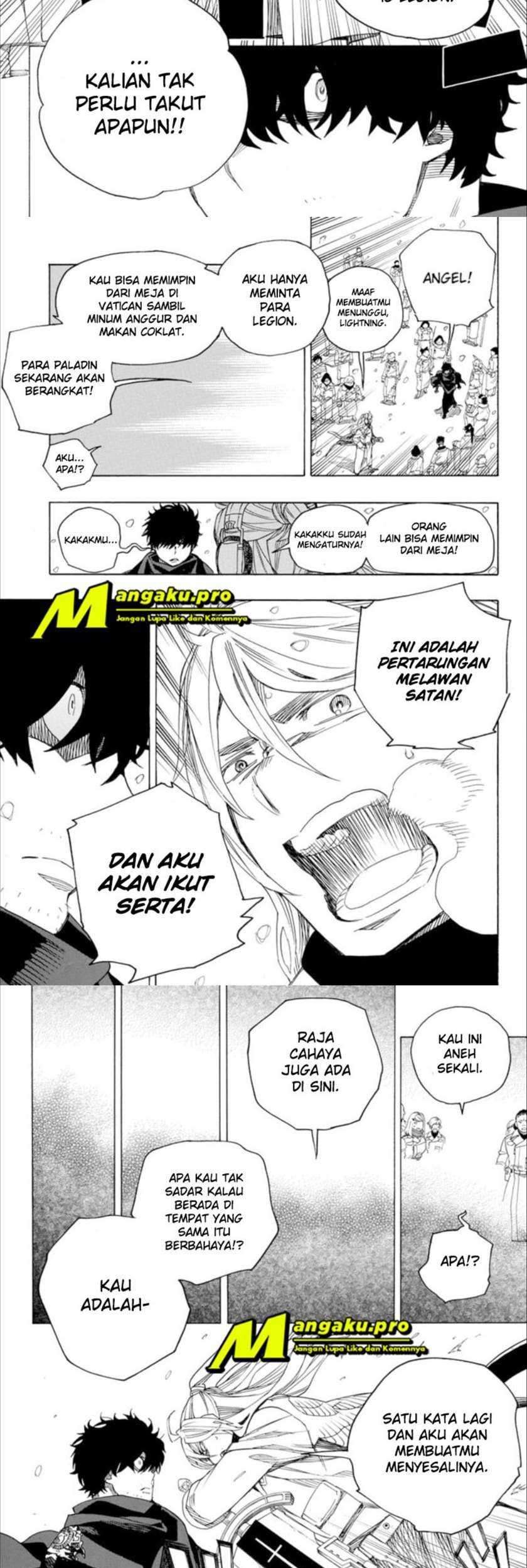 Ao no Exorcist — Chapter 131.2, halaman 7