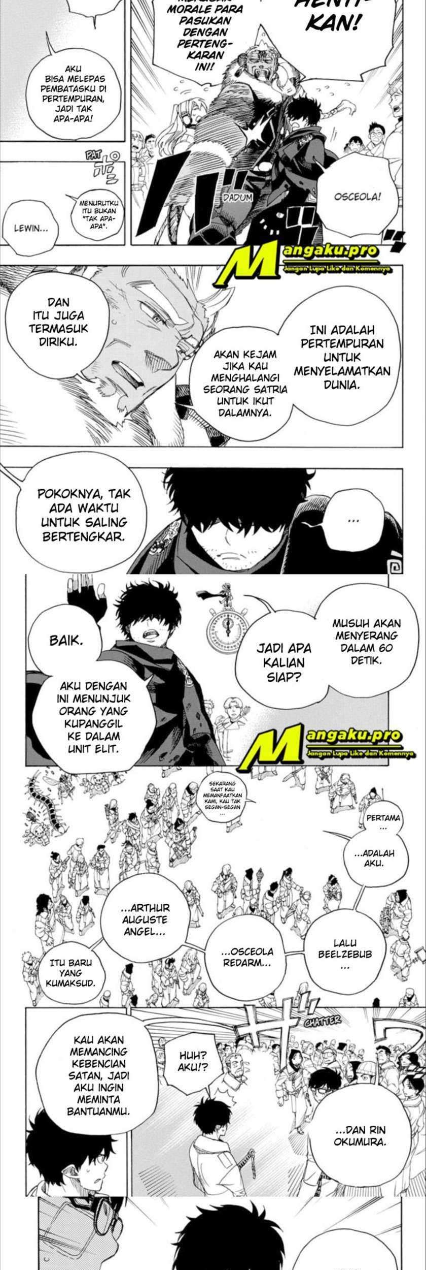 Ao no Exorcist — Chapter 131.2, halaman 9