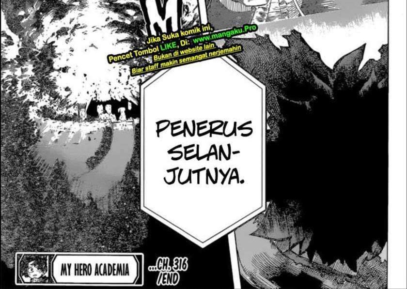 Boku no Hero Academia — Chapter 316, halaman 14