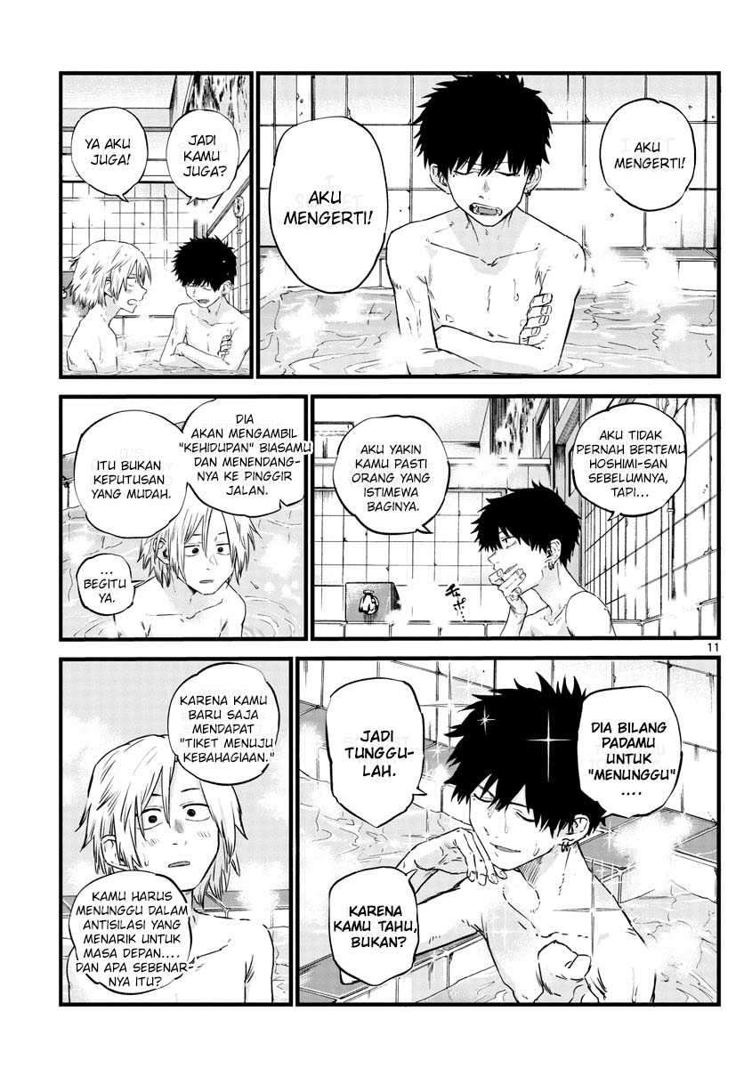 Yofukashi no Uta — Chapter 54, halaman 13