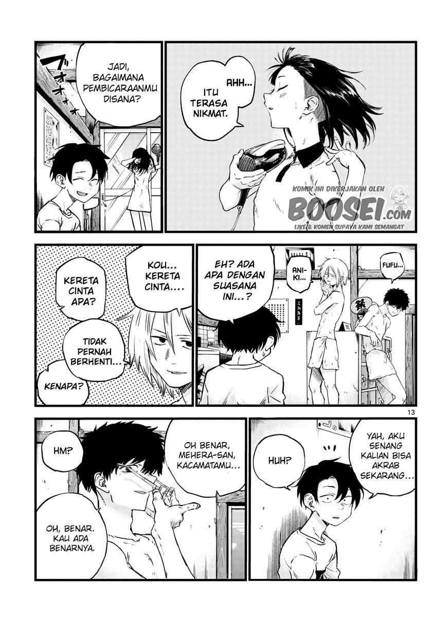 Yofukashi no Uta — Chapter 54, halaman 15