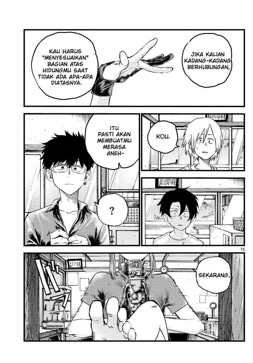 Yofukashi no Uta — Chapter 54, halaman 17