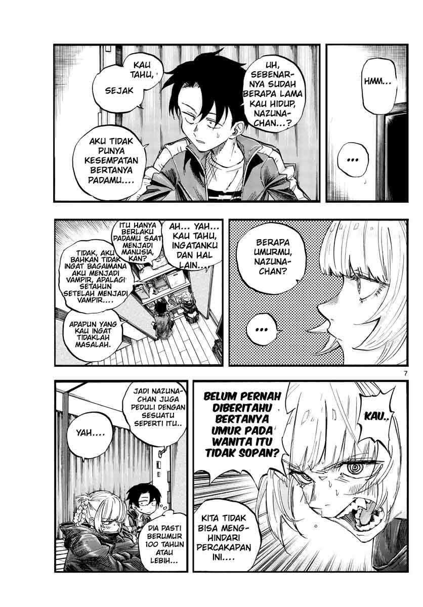 Yofukashi no Uta — Chapter 57, halaman 9