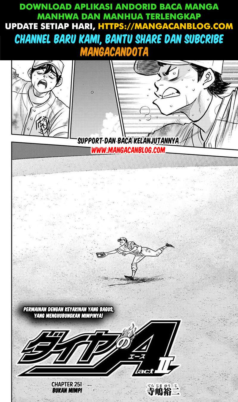 Diamond no Ace Act 2 — Chapter 251, halaman 2