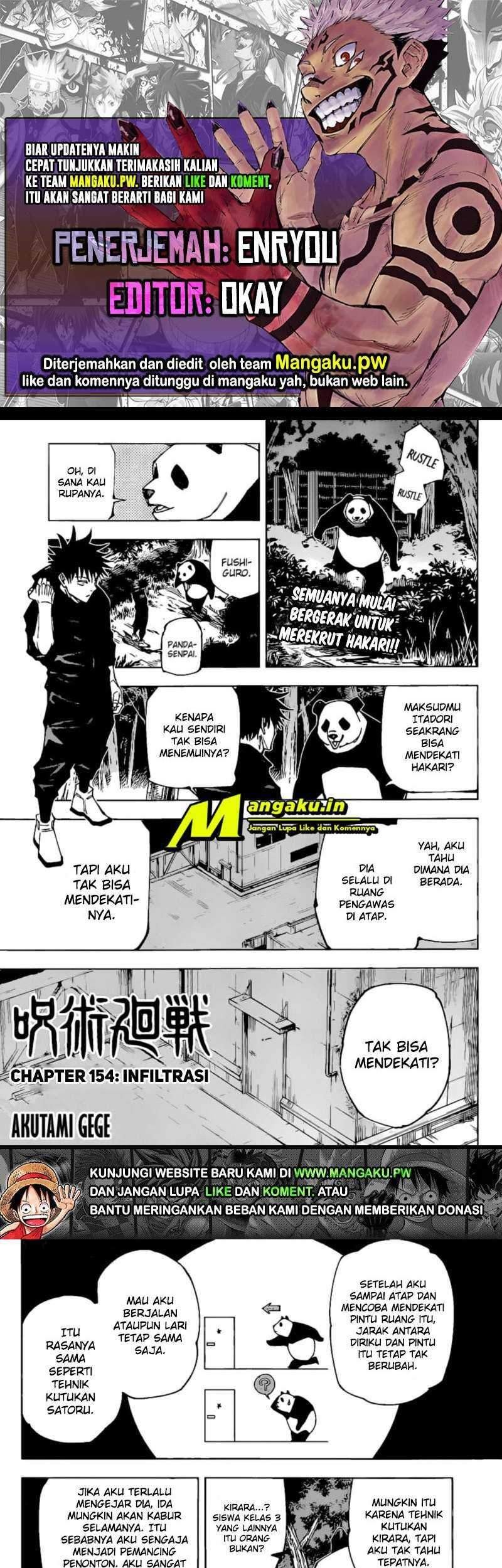 Jujutsu Kaisen — Chapter 154, halaman 1