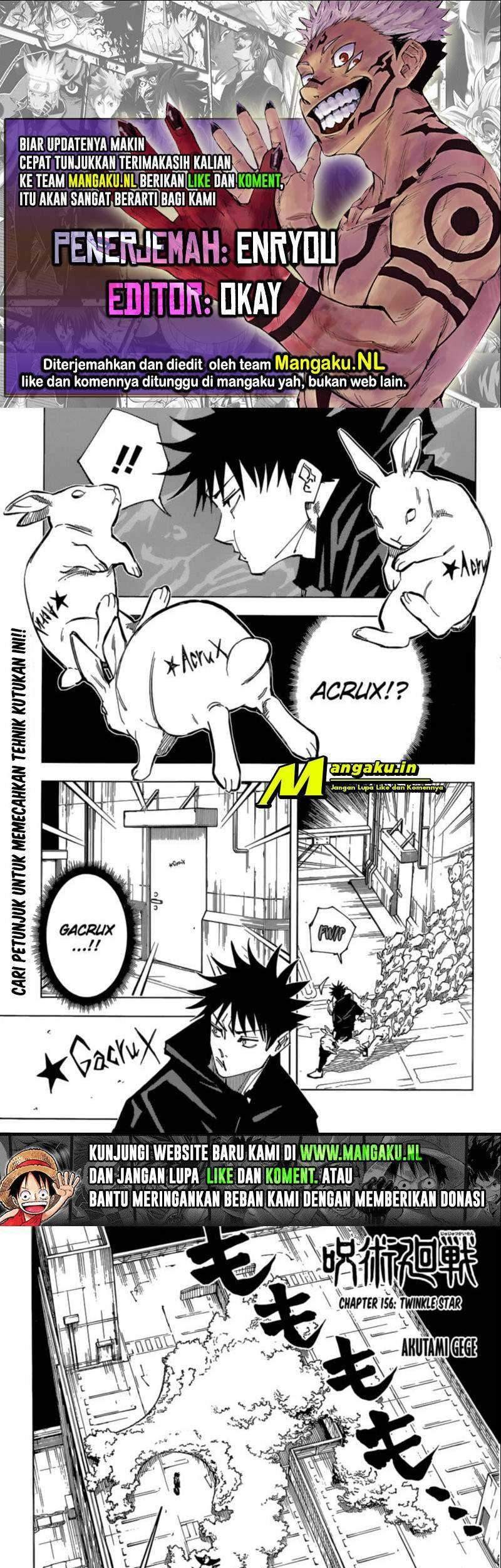 Jujutsu Kaisen — Chapter 156, halaman 1