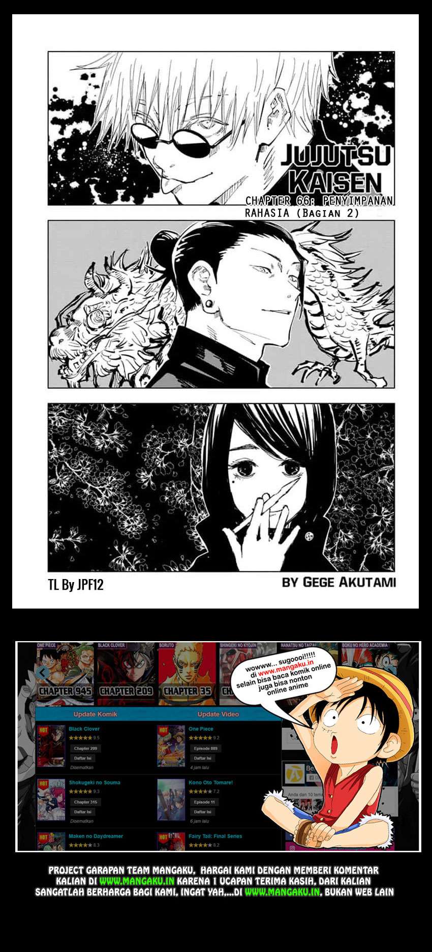Jujutsu Kaisen — Chapter 66, halaman 2