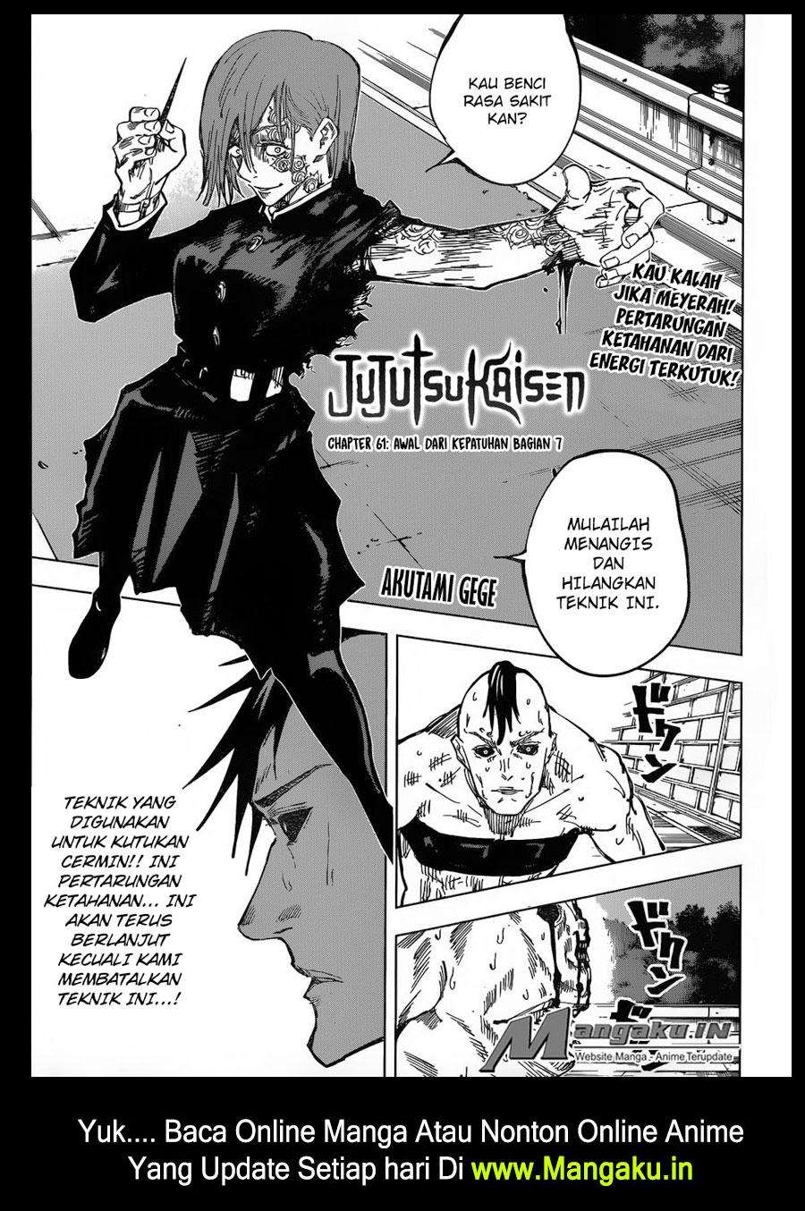 Jujutsu Kaisen — Chapter 61, halaman 2
