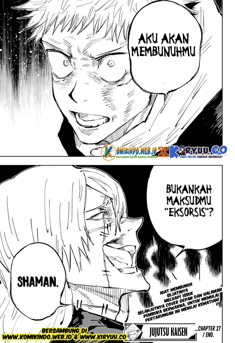 Jujutsu Kaisen — Chapter 27, halaman 21