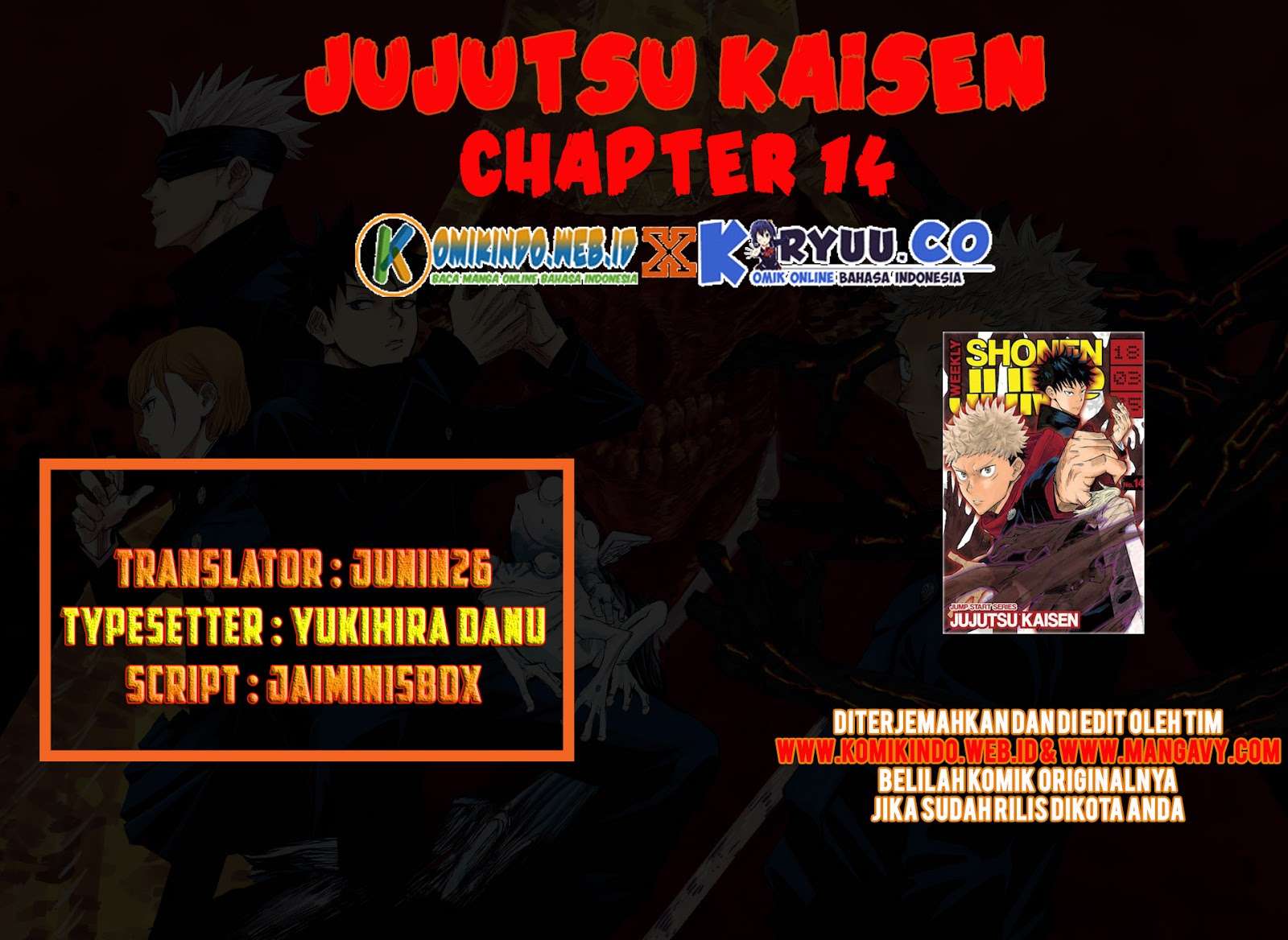 Jujutsu Kaisen — Chapter 14, halaman 3