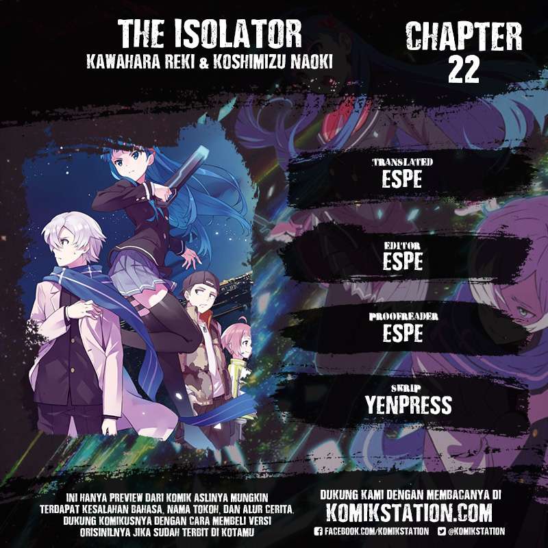 The Isolator: Realization of Absolute Solitude — Chapter 22, halaman 1