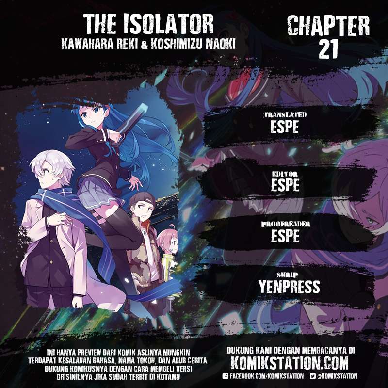 The Isolator: Realization of Absolute Solitude — Chapter 21, halaman 1