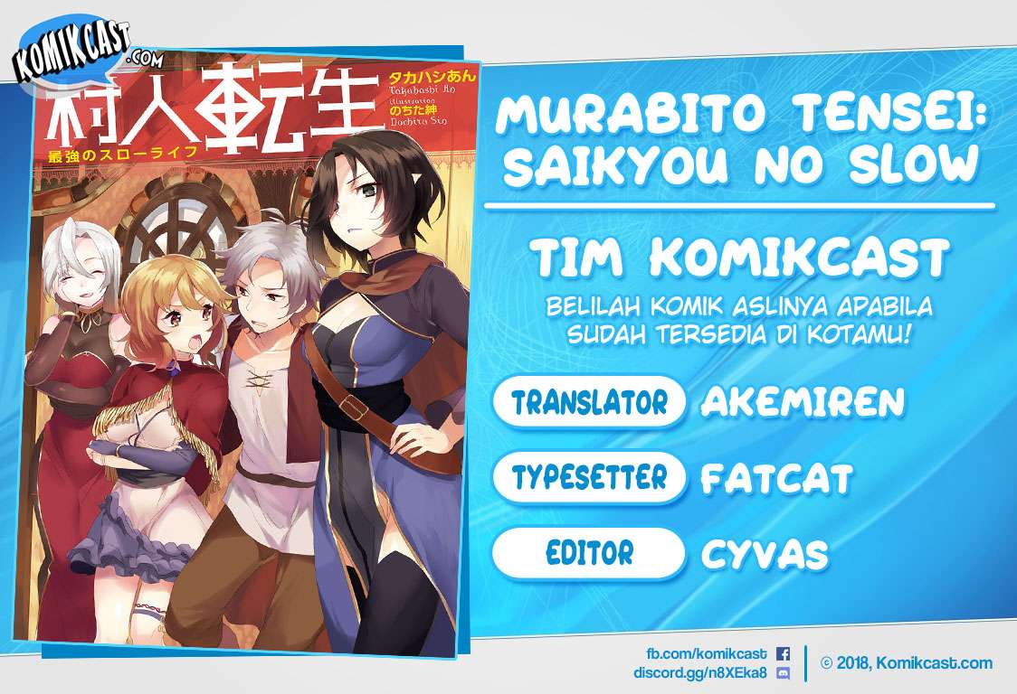 Murabito Tensei: Saikyou no Slow Life — Chapter 6, halaman 1