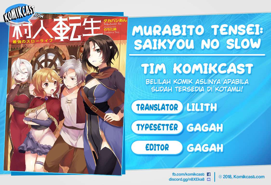 Murabito Tensei: Saikyou no Slow Life — Chapter 1, halaman 1
