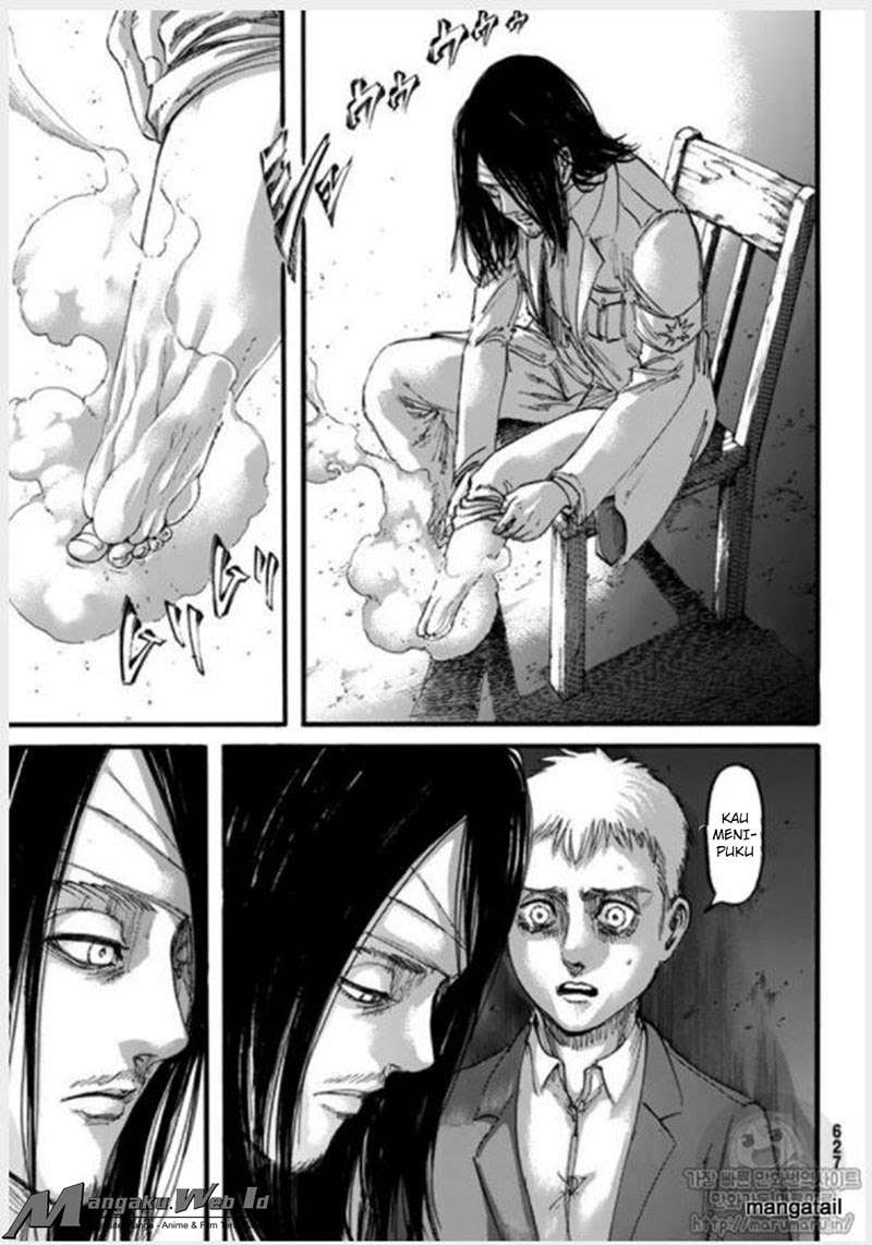 Shingeki no Kyojin — Chapter 100, halaman 17