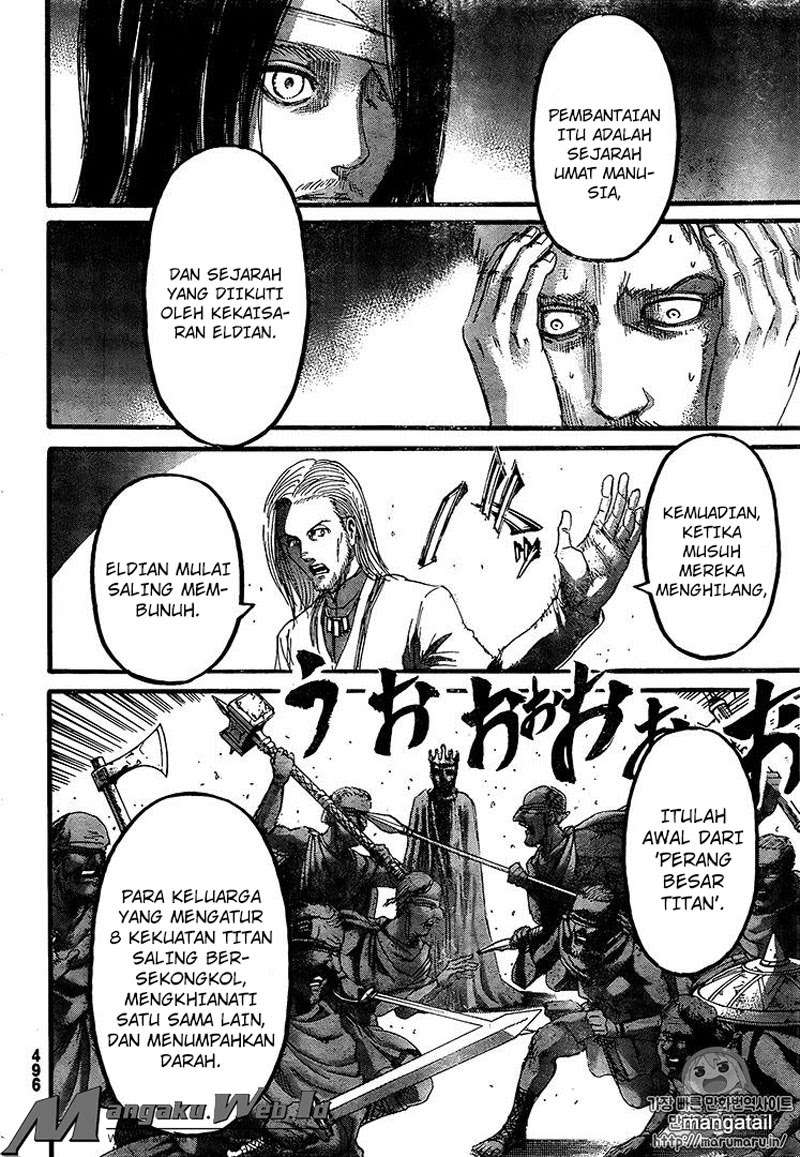 Shingeki no Kyojin — Chapter 99, halaman 22
