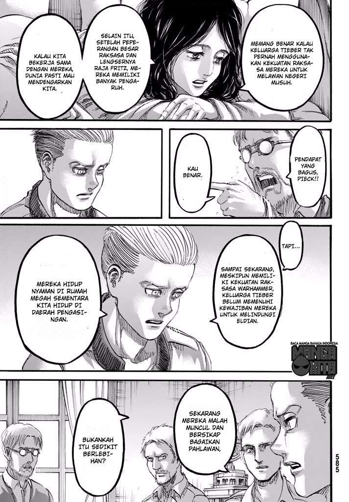 Shingeki no Kyojin — Chapter 95, halaman 16