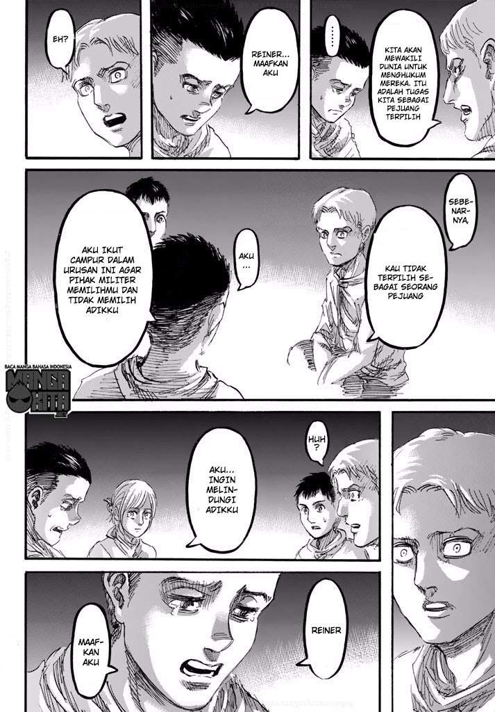 Shingeki no Kyojin — Chapter 95, halaman 42