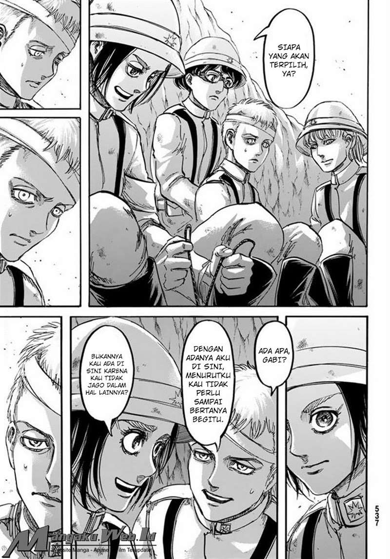 Shingeki no Kyojin — Chapter 91, halaman 18