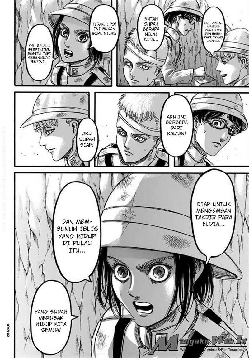 Shingeki no Kyojin — Chapter 91, halaman 19