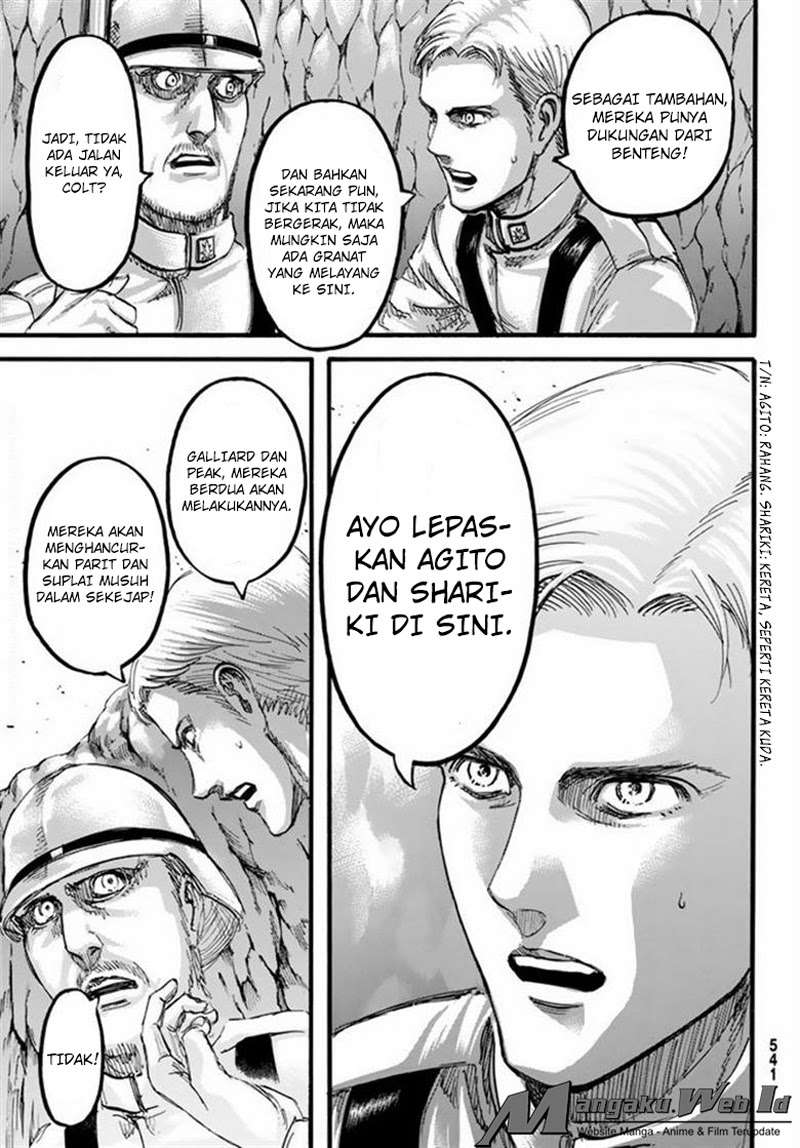Shingeki no Kyojin — Chapter 91, halaman 22