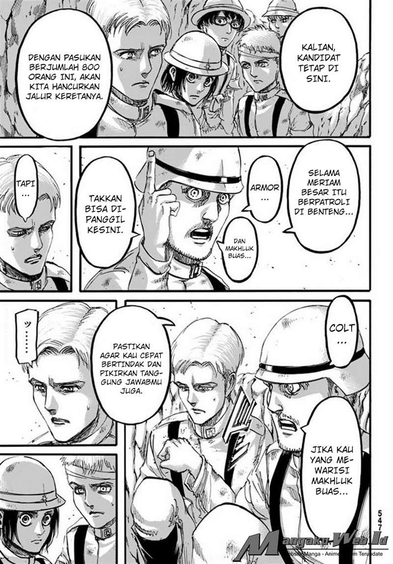 Shingeki no Kyojin — Chapter 91, halaman 28