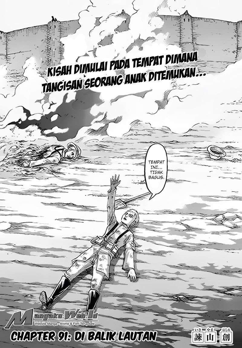 Shingeki no Kyojin — Chapter 91, halaman 3