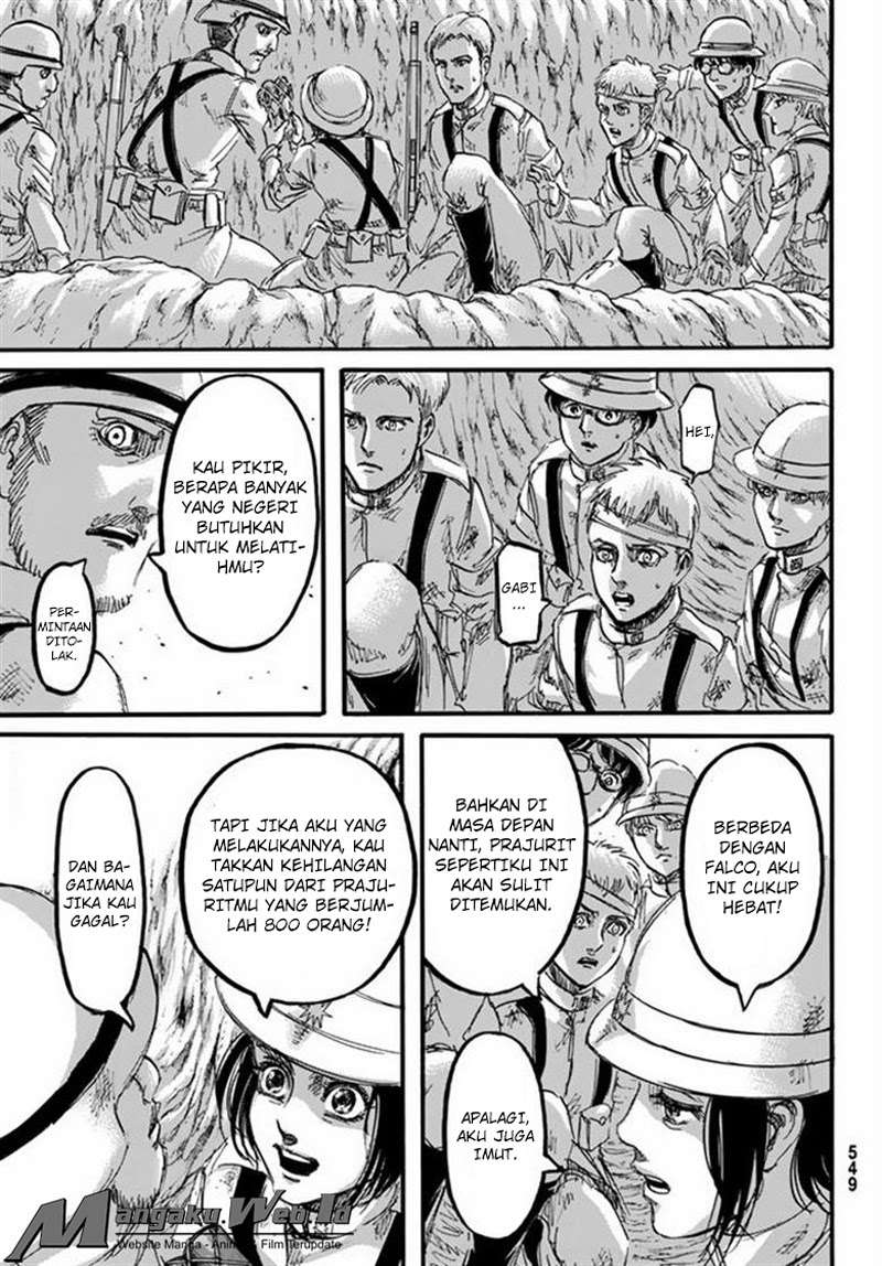 Shingeki no Kyojin — Chapter 91, halaman 30