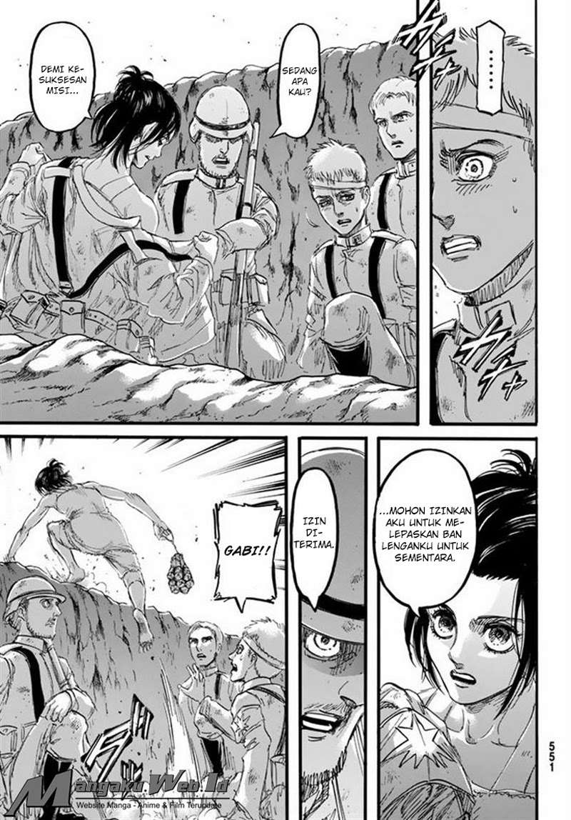 Shingeki no Kyojin — Chapter 91, halaman 32