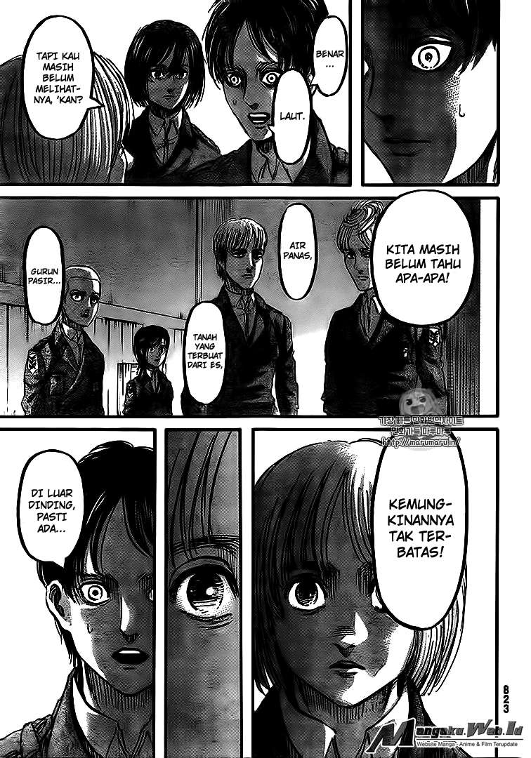 Shingeki no Kyojin — Chapter 90, halaman 22