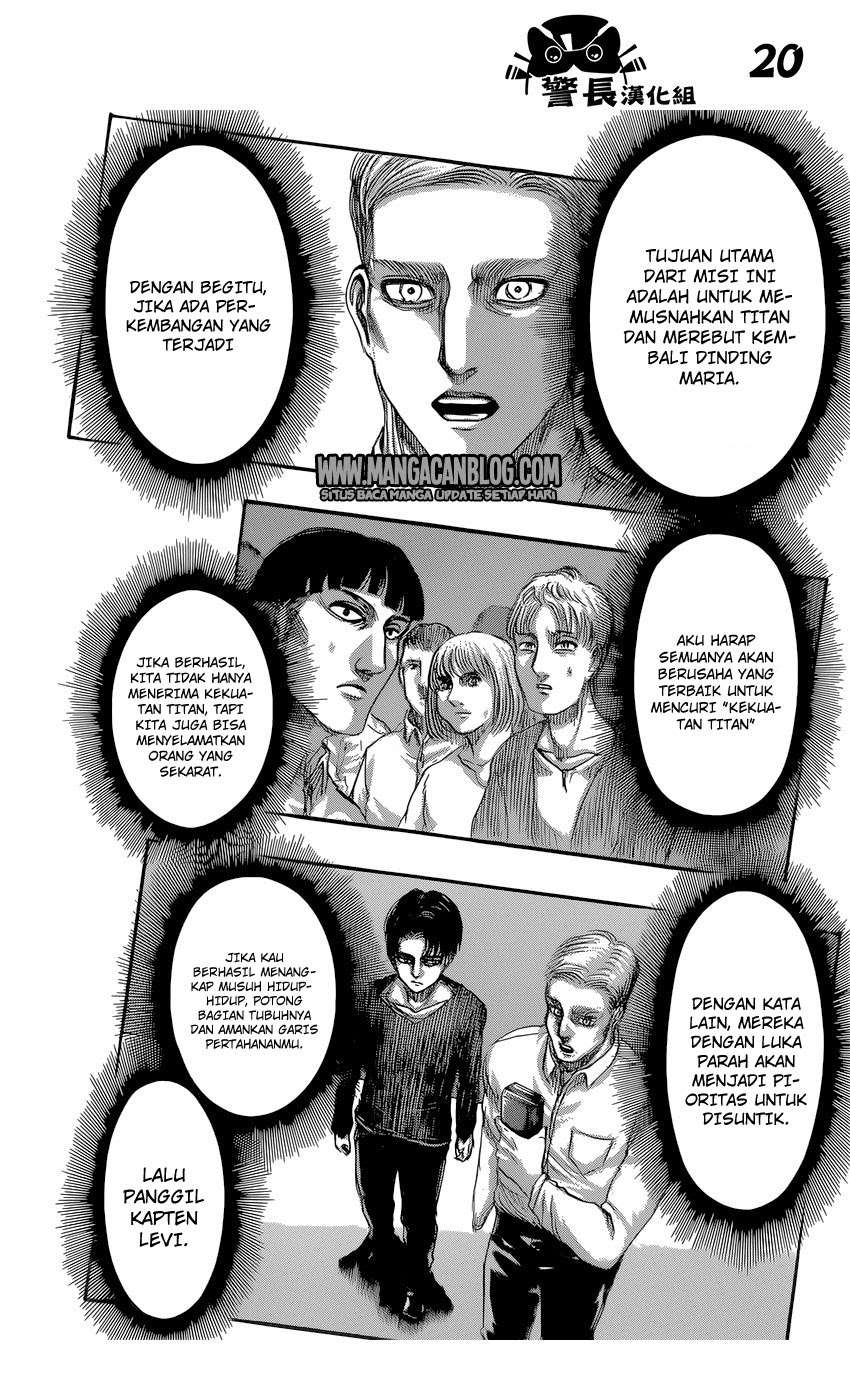 Shingeki no Kyojin — Chapter 83, halaman 21
