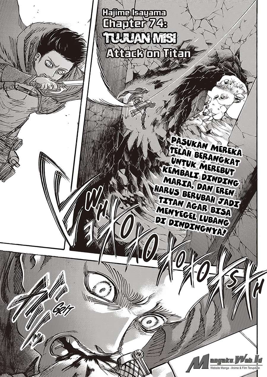 Shingeki no Kyojin — Chapter 74, halaman 1