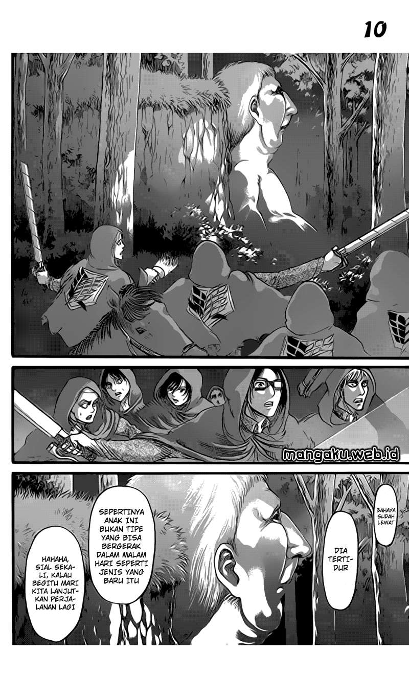 Shingeki no Kyojin — Chapter 73, halaman 10