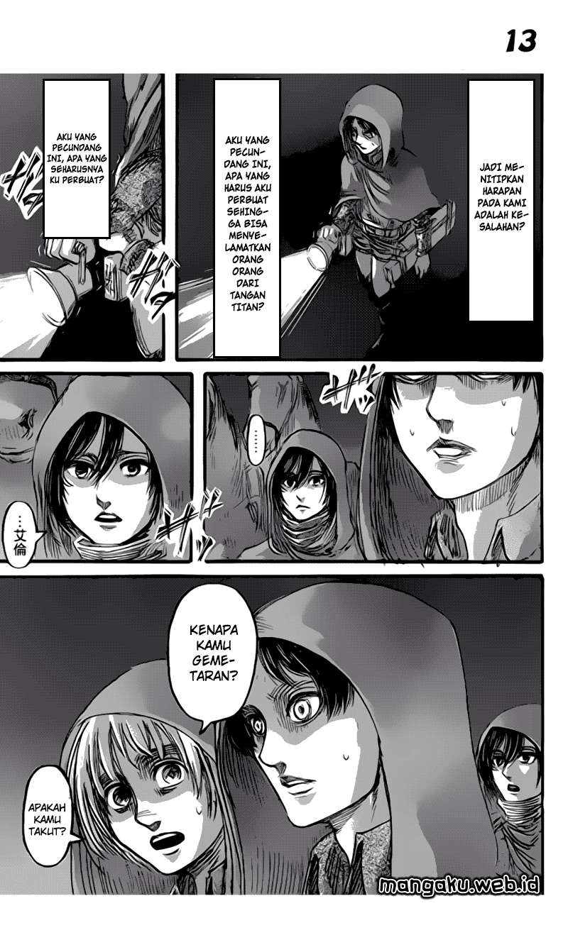 Shingeki no Kyojin — Chapter 73, halaman 13