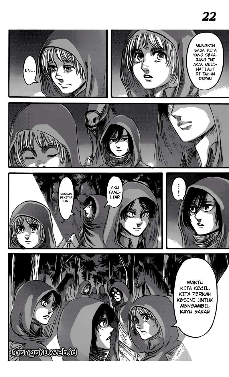 Shingeki no Kyojin — Chapter 73, halaman 22