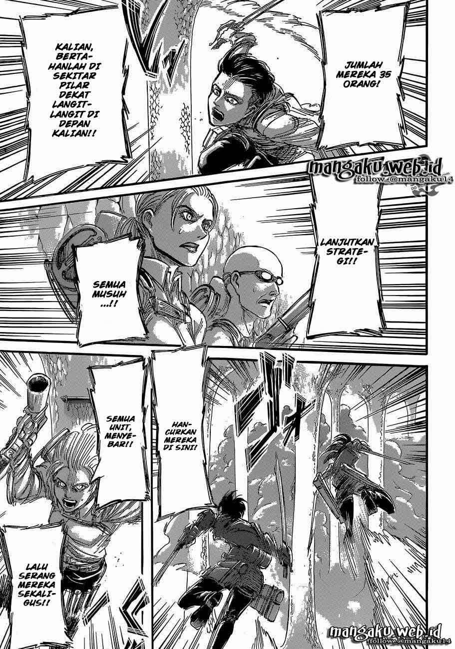 Shingeki no Kyojin — Chapter 64, halaman 16