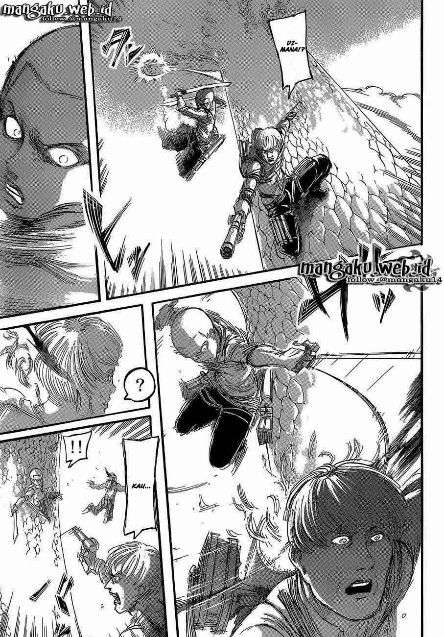 Shingeki no Kyojin — Chapter 64, halaman 22
