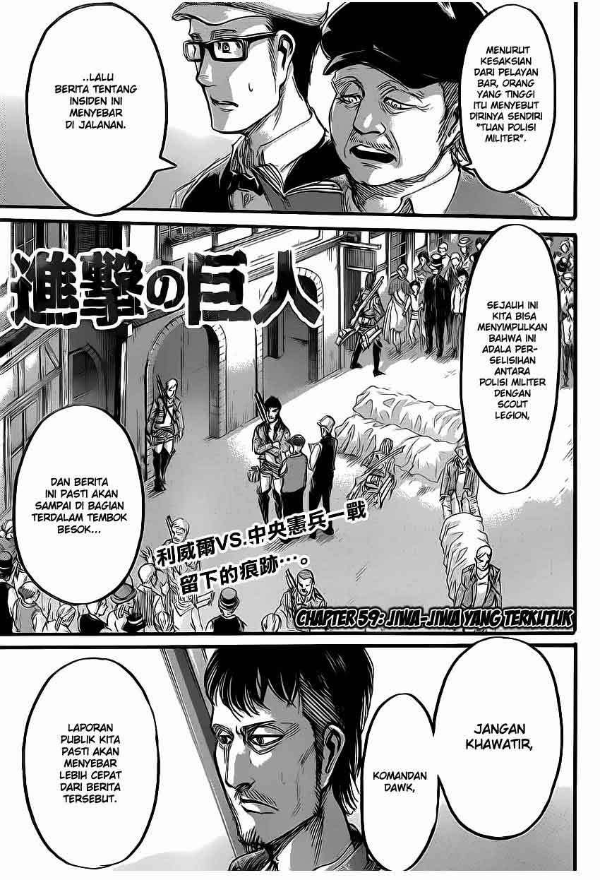 Shingeki no Kyojin — Chapter 59, halaman 3