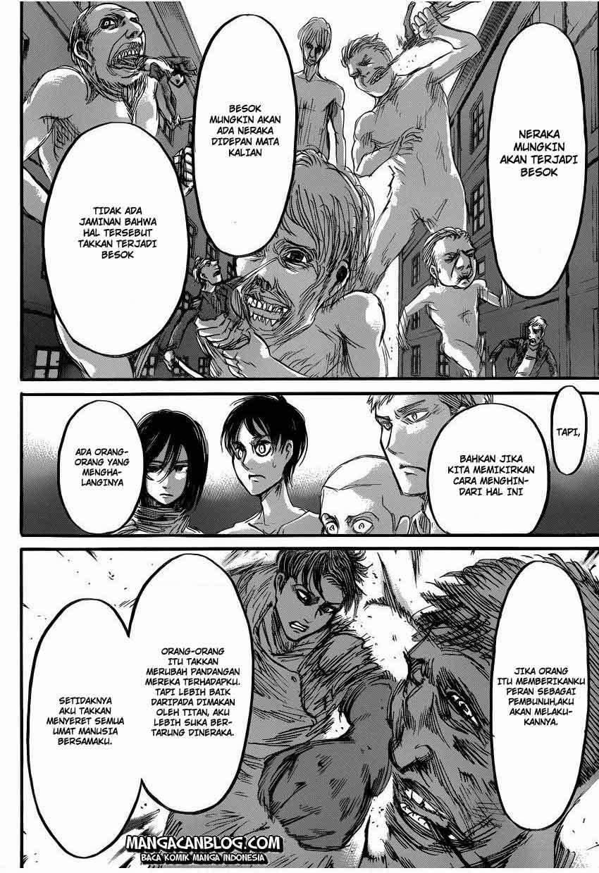 Shingeki no Kyojin — Chapter 56, halaman 23